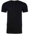 6210 Unisex Cvc Crew Neck T Shirt Black colour image